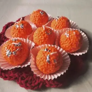 motichoor ladoo candle
